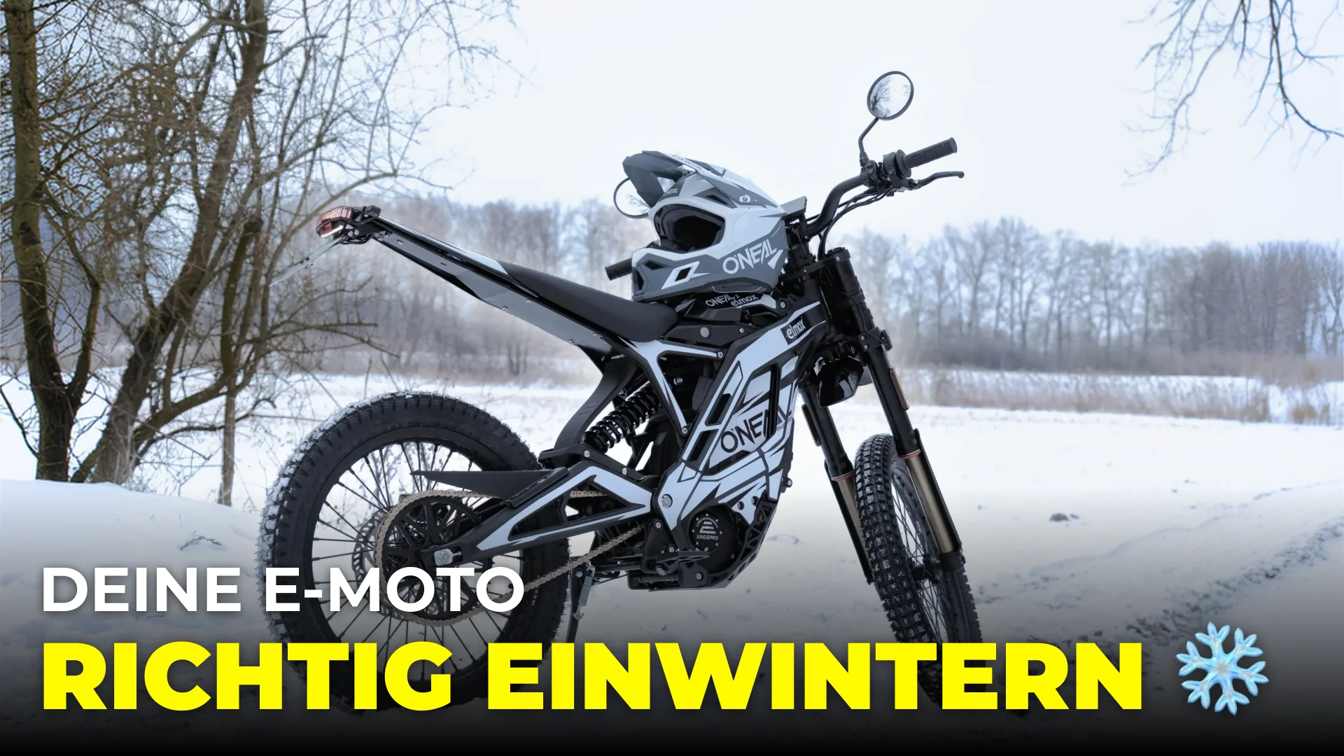 Winterpause für dein E-Moto: So startest du im Frühling ohne Probleme